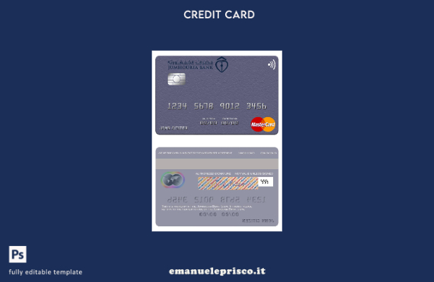 modello mastercard della Libia Jumhouria Bank in stile verificato